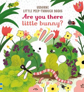 Carte senzoriala   Are you there little bunny?  , cartonata, cu decupaje, Usborne