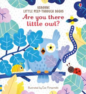 Carte senzoriala   Are you there little owl?  , cartonata, cu decupaje, Usborne