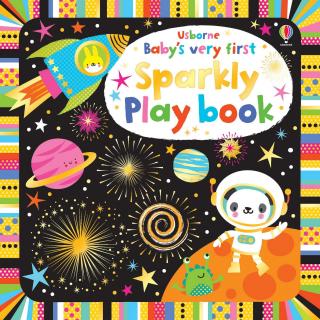 Carte senzoriala   Baby s Very First Sparkly Playbook  , cartonata, Usborne