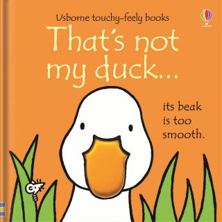 Carte senzoriala cu texturi   That s not my duck  , cartonata, Usborne