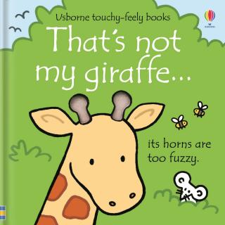 Carte senzoriala cu texturi   That s not my giraffe  , cartonata, Usborne