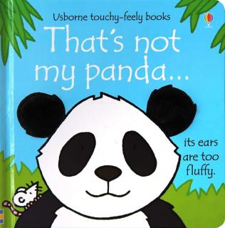 Carte senzoriala cu texturi   That s not my panda  , cartonata, Usborne