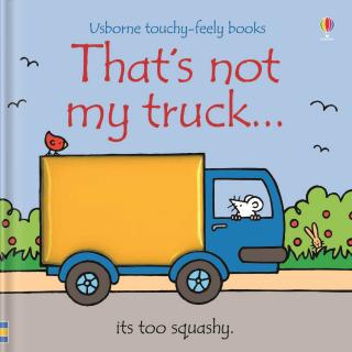 Carte senzoriala cu texturi   That s not my truck  , cartonata, Usborne
