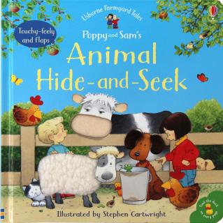 Carte senzoriala de povesti   Poppy and Sam s Animal Hide-and-Seek  , cartonata, Usborne
