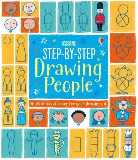 Cum sa desenam pas cu pas Oameni,   Step-by-step drawing People  , Usborne