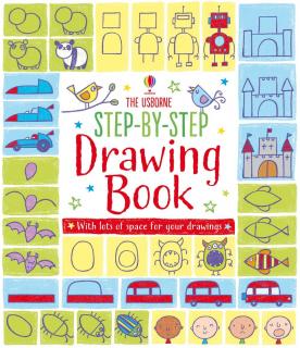 Cum sa desenam pas cu pas,   Step-by-step drawing book  , Usborne