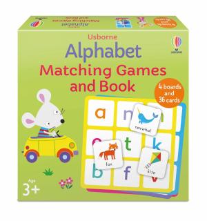 Joc educativ de asociere   Alphabet Matching Games and Book  , Usborne