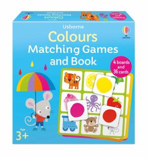 Joc educativ de asociere   Colours Matching Games and Book  , Usborne