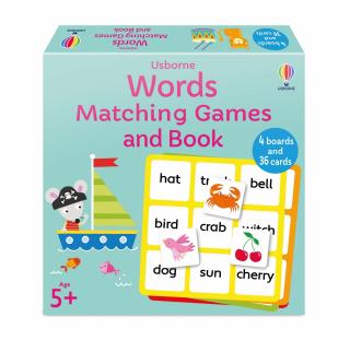 Joc educativ de asociere   Words Matching Games and Book  , Usborne