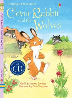 Povestea   Clever Rabbit and the Wolves   (+ CD audio), Usborne