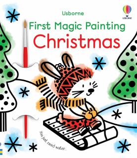 Prima carte de pictat cu apa   First Magic Painting Christmas  , Usborne