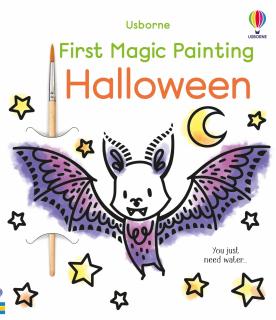 Prima carte de pictat cu apa   First Magic Painting Halloween  , Usborne