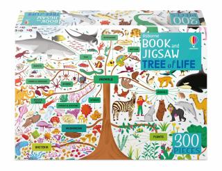 Puzzle + carte   Book and Jigsaw Tree of life  , 300 de piese, Usborne