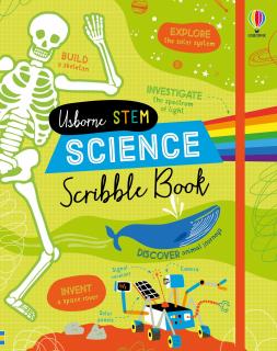 Science Scribble Book, STEM, 7 ani+, Usborne