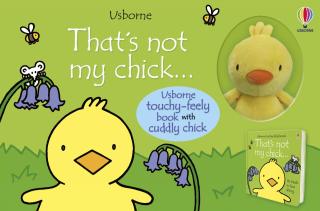 Set carte senzoriala cu texturi si plus   That s not my chick book  toy  , Usborne