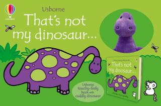 Set carte senzoriala cu texturi si plus   That s not my dinosaur book  toy  , Usborne