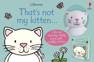 Set carte senzoriala cu texturi si plus   That s not my kitten book  toy  , Usborne