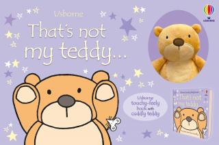 Set carte senzoriala cu texturi si plus   That s not my teddy book  toy  , Usborne