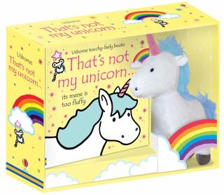 Set carte senzoriala cu texturi si plus   That s not my unicorn book  toy  , Usborne