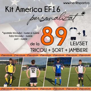 Echipament fotbal copii si adulti KIT AMERICA EF16