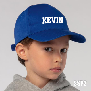 Sapca personalizata pentru copii cu TEXT SSP2C