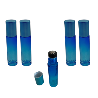 Rollon albastru mat 10ml  - set 5 buc