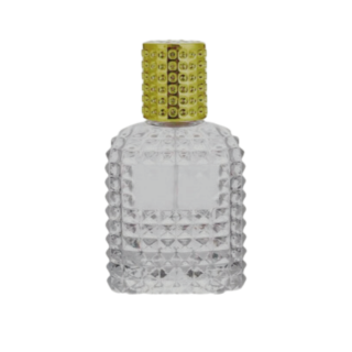 Sticla parfum reincarcabila 50ml. Dots cu capac auriu