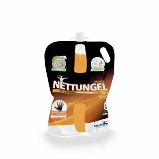 Nettungel Orange - Gel de curatare a mainilor cu abrazivi minerali si extracte de citrice si masline, T-Bag rezerva 3000 ml