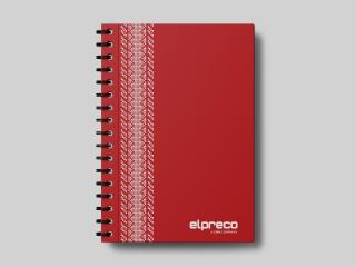 Agenda A4 nedatata 100% personalizata, cu spira