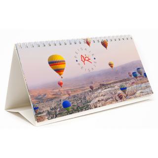 Calendar de birou Peisaje, 12 file, CD