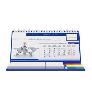 Calendar de birou personalizat cu notite Creative World