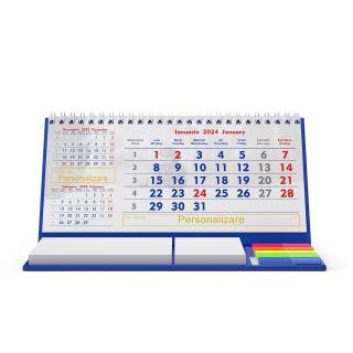 Calendar de birou personalizat cu notite Triptic