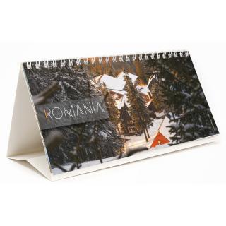 Calendar de birou Romania, 12 file, CD