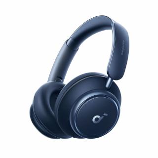Casti On-Ear Bluetooth 5.3, Noise Cancelling, USB-C - Anker Space Q45 (A3040G31) - Albastru