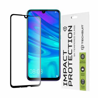 Folie pentru Huawei Honor 10 Lite, Honor 20 Lite, P smart 2019, P Smart Plus 2019 - Techsuit 111D Full Cover, Full Glue Glass - Negru