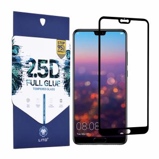 Folie pentru Huawei P20 - Lito 2.5D FullGlue Glass - Negru