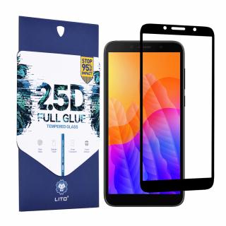 Folie pentru Huawei Y5p - Lito 2.5D FullGlue Glass - Negru
