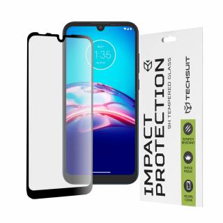 Folie pentru Motorola Moto E6i, Moto E6s 2020, Moto E6 Plus - Techsuit 111D Full Cover, Full Glue Glass - Negru