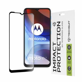 Folie pentru Motorola Moto E7 Power, Moto E7i Power - Techsuit 111D Full Cover, Full Glue Glass - Negru