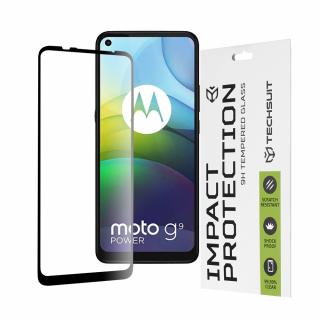 Folie pentru Motorola Moto G9 Power - Techsuit 111D Full Cover, Full Glue Glass - Negru