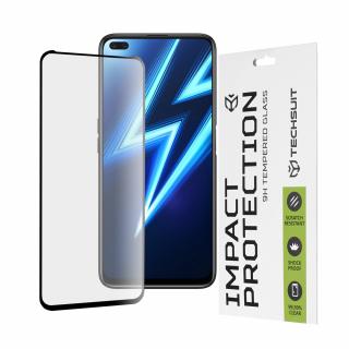 Folie pentru Realme 6 Pro, Realme X50 5G - Techsuit 111D Full Cover, Full Glue Glass - Negru