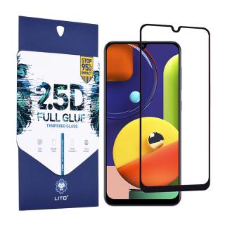 Folie pentru Samsung Galaxy A42 5G - Lito 2.5D FullGlue Glass - Negru