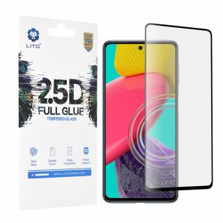 Folie pentru Samsung Galaxy M53 5G - Lito 2.5D FullGlue Glass - Negru