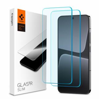 Folie pentru Xiaomi 13 (set 2) - Spigen Glas.tR Slim - Transparent