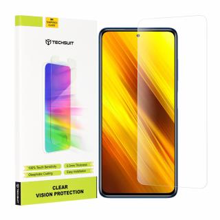 Folie pentru Xiaomi Poco X3, Poco X3 NFC, Poco X3 Pro - Techsuit Transparent Vision Glass - Transparent