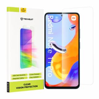 Folie pentru Xiaomi Redmi Note 11 Pro 4G, Note 11 Pro 5G, Note 11 Pro+ 5G, Poco X4 Pro 5G - Techsuit Transparent Vision Glass - Transparent