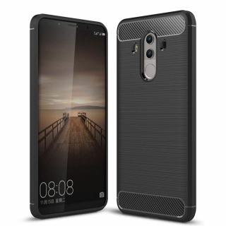 Husa pentru Huawei Mate 10 Pro, Techsuit Carbon Silicone, Negru