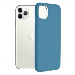 Husa pentru iPhone 11 Pro Max - Techsuit Soft Edge Silicone - Denim Blue