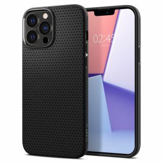 Husa pentru iPhone 13 Pro, Spigen Liquid Air, Matte Black