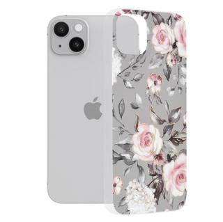 Husa pentru iPhone 14 Plus, Techsuit Marble Series, Bloom of Ruth Gray